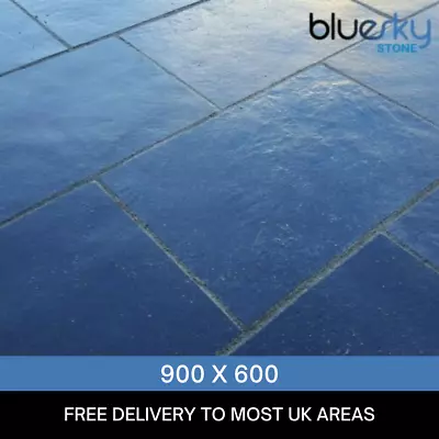 Black Limestone Paving Patio Slabs | 900 X 600 | SPLIT OPTIONS | VIDEO • £2.50