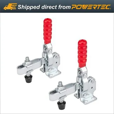 POWERTEC Quick Release Toggle Clamp (Vertical) W Rubber Pressure Tip2PK (20335) • $17.99