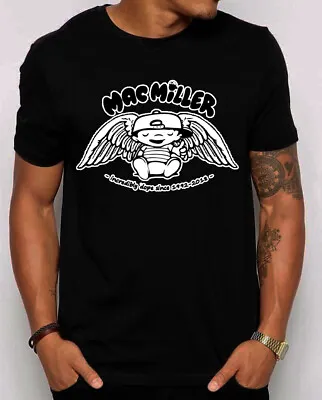 🔥 Mac Miller Incredibly Since 1992 Mens Unisex T Shirt Angel Wings Logo  • $16.95