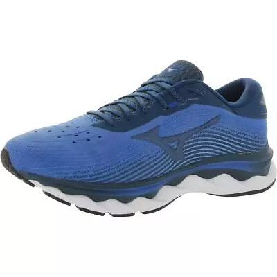 Mizuno Mens Wave Sky 5 Blue Running Shoes Sneakers 11.5 Medium (D) BHFO 3175 • $54.99