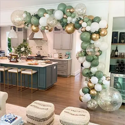$18.99 • Buy Olive Green Balloon Garland Arch Kit DIY Wedding Baby Shower Party Decorations