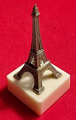 Eiffel Tower - Bronze Tower On Marble Base - Vintage Piece - Excellent Condition • $36