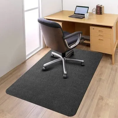 Jabykare Office Chair Mat For Hard Floor Computer Desk Chair (90 * 120 Cm Grey) • $46.99