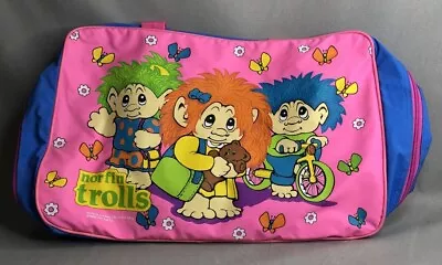 Vintage Norfin Trolls Doll Shoulder & Hand Straps Bag 1992 • $20