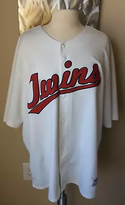 TRUE FAN MINNESOTA TWINS Men's MLB STITCHED Genuine Merchandise Jersey XL • $20