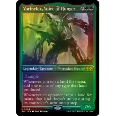 VORINCLEX VOICE OF HUNGER (FOIL-ETCHED) March Of The Machine Multiverse Legends • $13.99