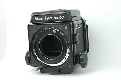 [Exc+++++] Mamiya RB67 Pro S Body  Waist Level Finder 120 Film Back From JAPAN • $359.99