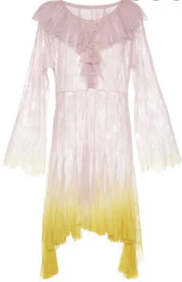 £300 • Buy Philosophy Di Lorenzo Dip Dye Ombre “SERAFINI” Floaty Dress UK8 US4  IT40 BNWT