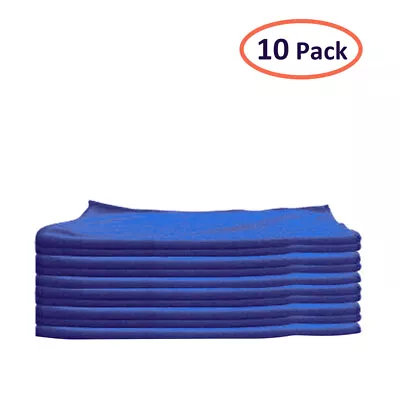 10 Pack Microfiber Cleaning Cloth No-Scratch Rag Car Polishing Detailing Towel • $8.69