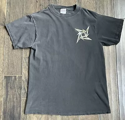 Vintage 1996 Metallica Ninja Star Load T-shirt Sz Large Concert Tour • $85