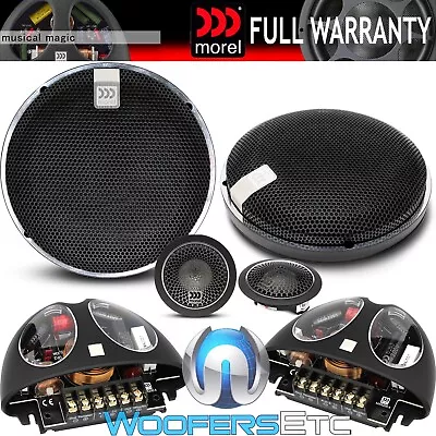 Morel Virtus Nano Carbon 42 4  Component Slim Speakers Tweeters Crossovers New • $619