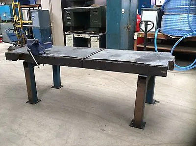£195 • Buy Sleeper Made Workbench With Record No 6 Vice (sg1697)