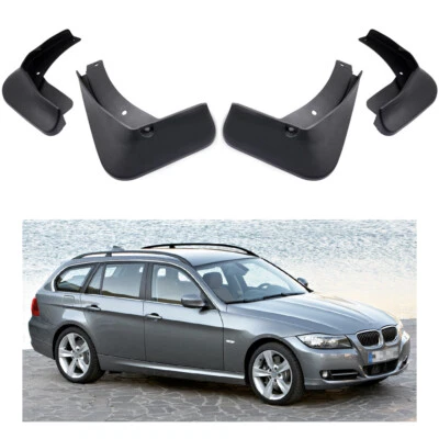 $68.90 • Buy 4 Mud Flaps Splash Guards Fender Car Mudguard For BMW 3-Series Wagon 2009-2012