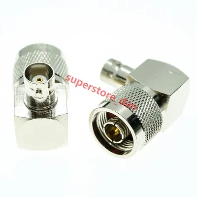 1Pcs N Type Male Plug To BNC Female Jack Right Angle 90° RF Adapter Connector • $3.52