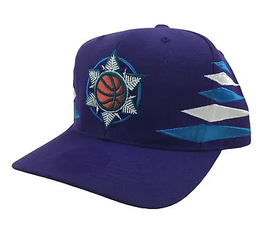 Utah Jazz Alt. Logo Mitchell & Ness Hardwood Classics SnapBack Hat Purple Color • $14.45