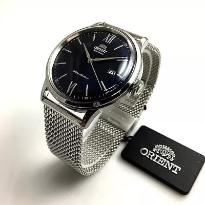 Men's Orient Automatic Steel Blue Dial Elegant Watch RA-AC0019L10B • $191.39