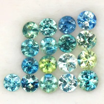 3.01ct.DIAMOND CUT MULTI COLOR SAPPHIRE NORMAL HEATED NATURAL 17PCS.AAA++LOT • $0.99
