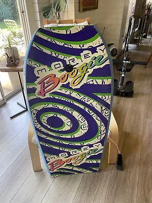 Vintage Early 90s Morey Boogie Board Bodyboard With Leash Great Graphics • $49.99