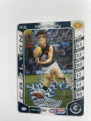 2016 AFL Teamcoach Footy Powers Marc Murphy Carlton #FP-03 • $3