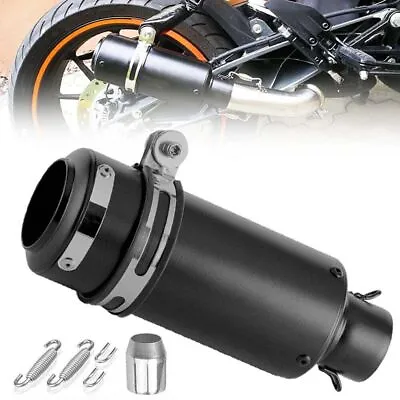 38-51mm Motorcycle Exhaust Tip Muffler Tail Pipe Slip On Kawasaki Ninja 250 750R • $31.09