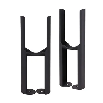 Black Floor Mounting Feet Support Leg Kit For Traditional 2 Column Radiator Rads • £16.99