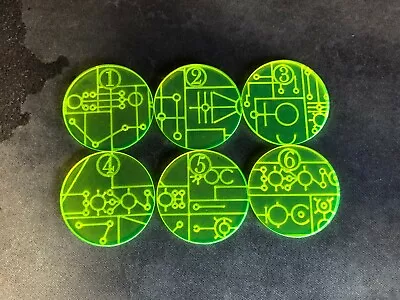 Wargames Leviathan 40k Objective Markers 40mm Diameter X6. Multiple Options. • £7.50