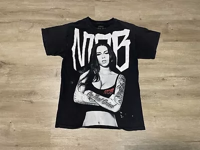 MOB INC. ON THAT GRIND TATTOO Ink Girl Men’s Sz M Black T-shirt Short Sleeve • $11.61