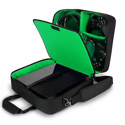 Xbox One Travel Carrying Case With Kinect Carrying Pouch And Game Disc Pockets • $49.99