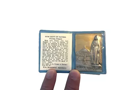 Religious - Vintage Our Lady Of Fatima Miniature Prayer Book With Plastic Cover • $13.75