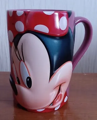 The Disney Store Minnie Mouse Large Mug - Embossed  • £8