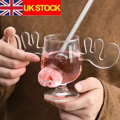 National Lampoon’s Christmas Vacation Glass Moose Cup Griswold Moose Mug 200ml • £18.99