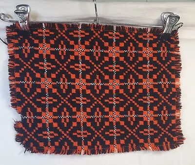 6xOrange And Black 70s Retro Placemats • $29.95