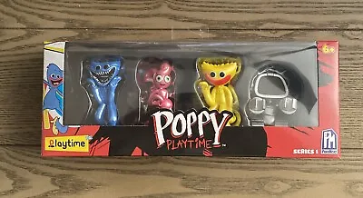 Poppy Playtime Official Collectable Figure 4-Pack Brand New Huggy Wuggy Bizak • £7.72