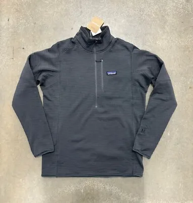 Patagonia R1 Regulator Fleece Pullover 1/2 Zip Forge Grey Mens 40110 • $110