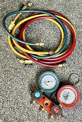 Rothenberger Refrigeration Manifold Gauge And Pipes • £25
