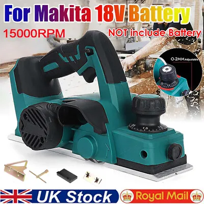 For Makita 18V LXT Battery Electric Cordless Wood Planer Machine 82mm Body Only • £48