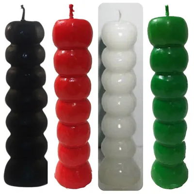 Seven Knob Candle: Choose Color! (Wishing Hoo Doo Magic  7 Day Ritual Pagan) • $9.95