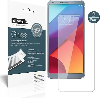 Dipos LG G6 Flexible Glass Screen Protector 9H - 2 Pack - NEW - UK STOCK! • £8.99