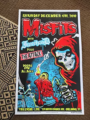 Misfits Rare Signed Poster # 151 /306 Jerry Dez & Goat & Artist • $299.99