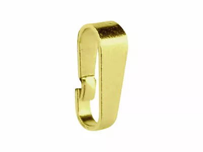 £8.22 • Buy 9ct Yellow Gold Snap On Pendant Bail / Bale No Soldering Required Easy Use 375