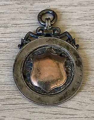 Sterling Silver Sports Medal Fob Awarded D.S.J.A.F.C 1934 - Football? Hallmarked • $16.15