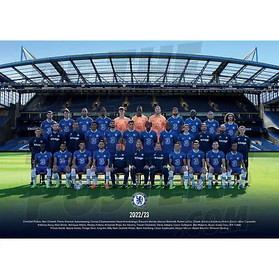 Chelsea FC 22/23 Men's Squad Poster OFFICIALLY LICENSED PRODUCT A4 A3 A2 • £5
