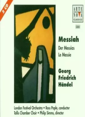 Handel: Messiah DOUBLE CD  Georg Friederich Handel Fast Free UK Postage • £2.99