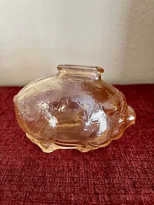 Vintage Anchor Hocking Iridescent Glass Piggy Bank • $10