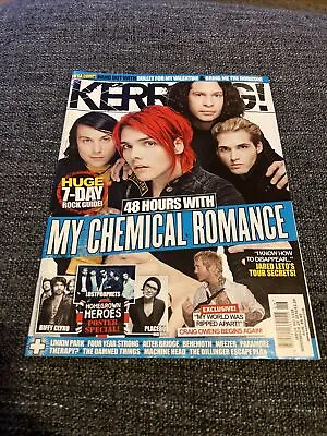 My Chemical Romance RARE! KERRANG! Nov 20 2010 Issue 1339 • £89.99