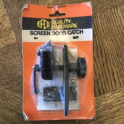 Screen Door Catch #84 BZE Vintage EFCO Quality Hardware NEW In Packaging • $100