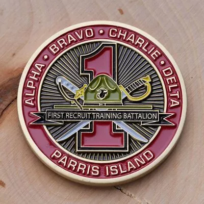 Marine Corps First Recruit Training Battalion Parris Island 1.75  Challenge Coin • $36.99