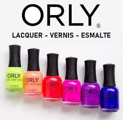 Orly Nail Lacquer Assorted Colors *New Updated 2023* 0.6 Fl Oz [Pick Your Color] • $9.99