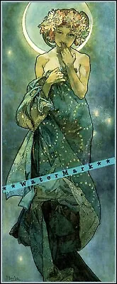 The Moon 1902 Study For Moon And Stars Vintage Poster Print Wall Art Deco (versb • $21.58