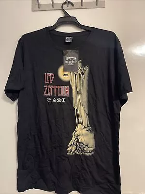 Led Zeppelin Band T-shirt Adult Size Large - The Hermit NWT • $16.99